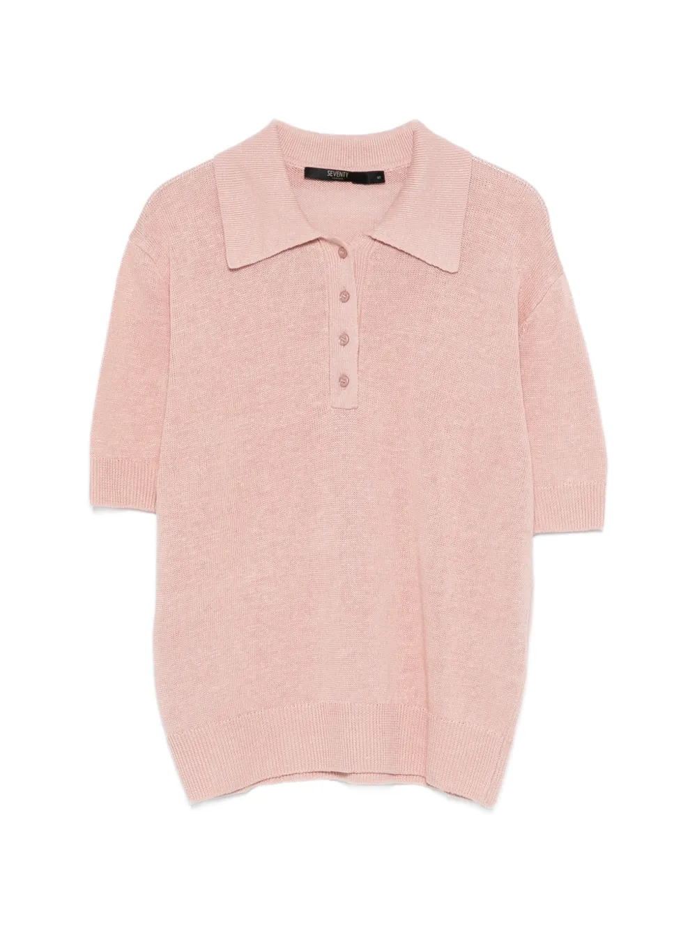 

Трикотажный топ с пуговицами Seventy, розовый