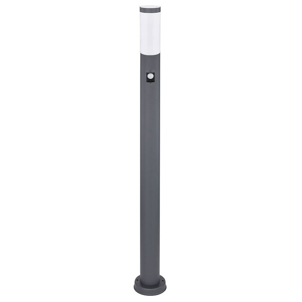 

Светодиодный торшер, нержавеющая сталь, антрацит, сенсорный, H 110 см etc-shop, серый