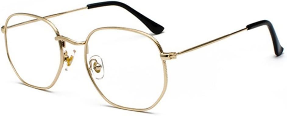 

Солнцезащитные очки MUTYNE шестиугольной формы для мужчин и женщин, квадратные и многоугольные, в стиле ретро, ​​с металлической оправой, защита от ультрафиолета UV400, C11 Gold Clear