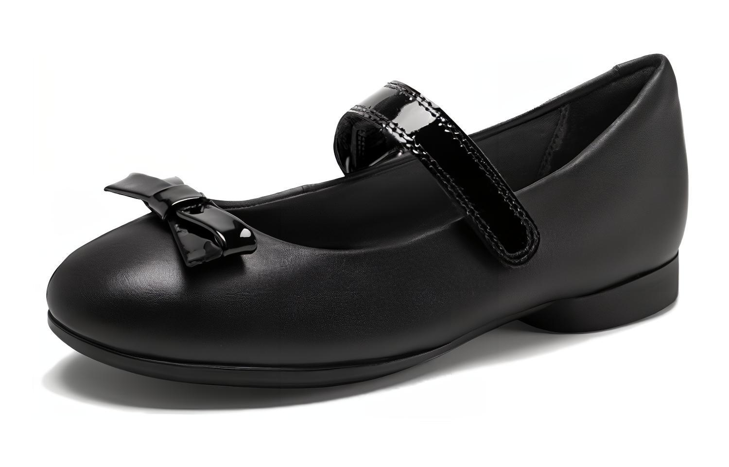 

Ecco Низкие детские кожаные туфли black kids'