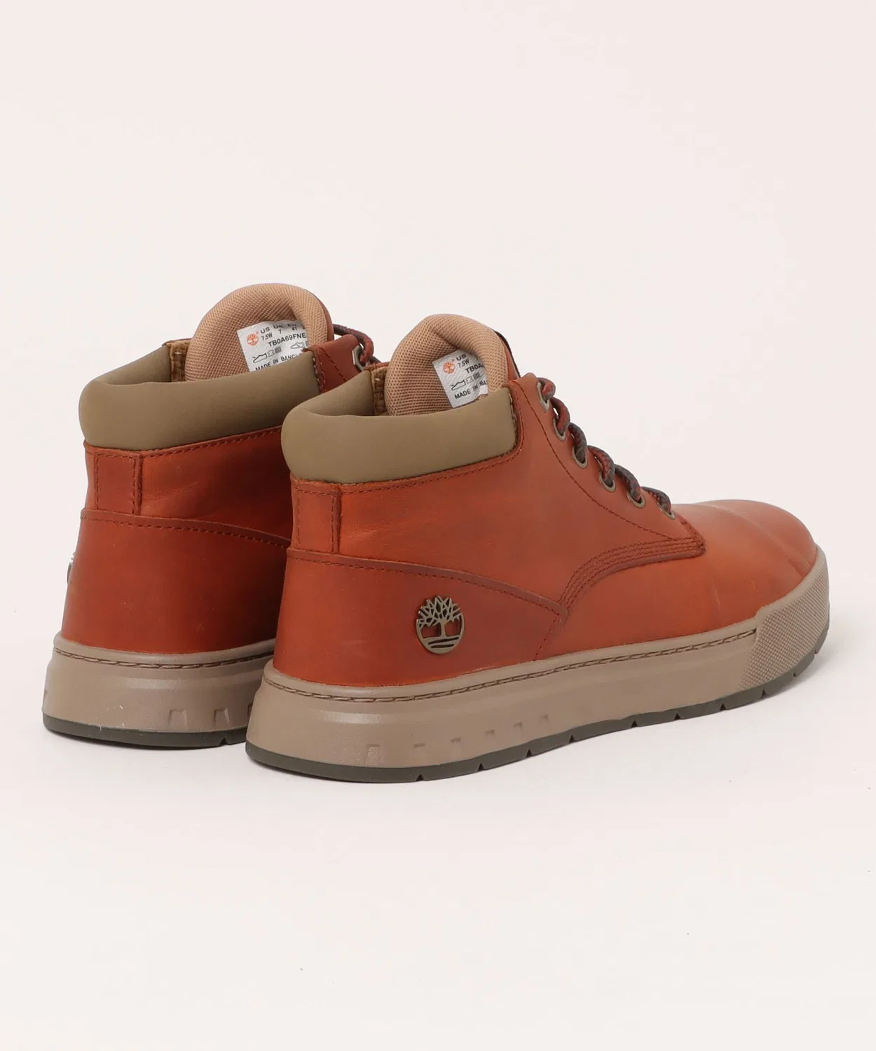 Ботинки Timberland Maple Grove Chukka коричневые — фото 2