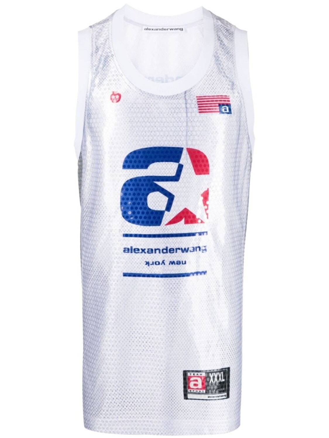 

Alexander Wang топ Astar Basketball без рукавов, белый