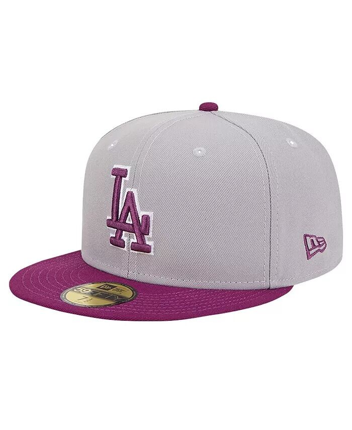 

Мужская приталенная кепка Los Angeles Dodgers Two-Tone Colour Pack 59FIFTY New Era, серый