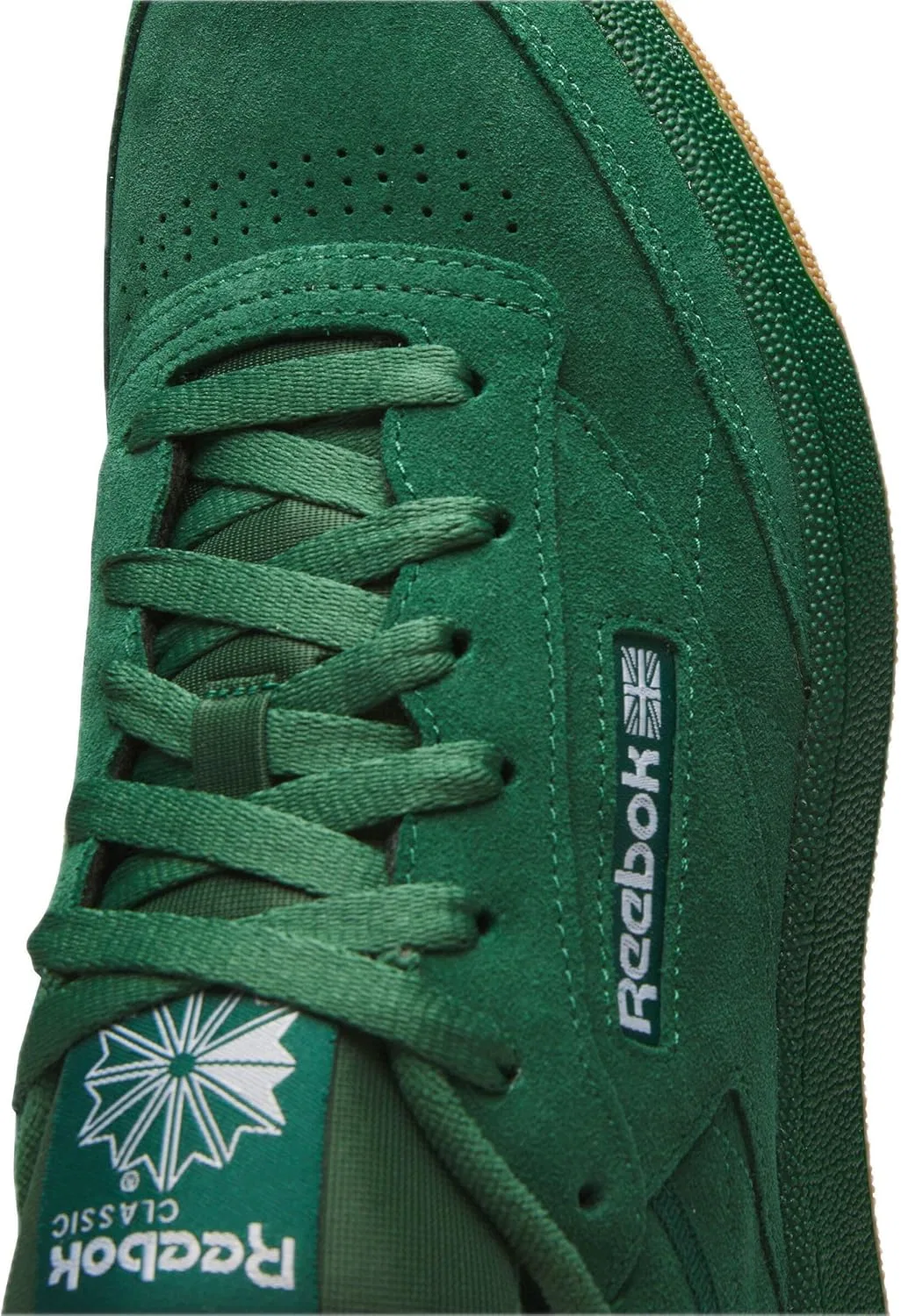 Кроссовки Reebok Unisex Adult Low Club C 85, Dark Green Footwear White Reebok Lee 3 — фото 3
