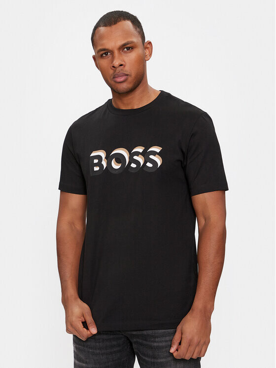 

Футболка стандартного кроя Boss, черный