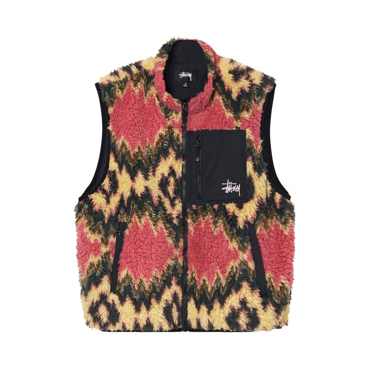

Утепленный жилет Stussy Fillmore Sherpa Vest, Mustard