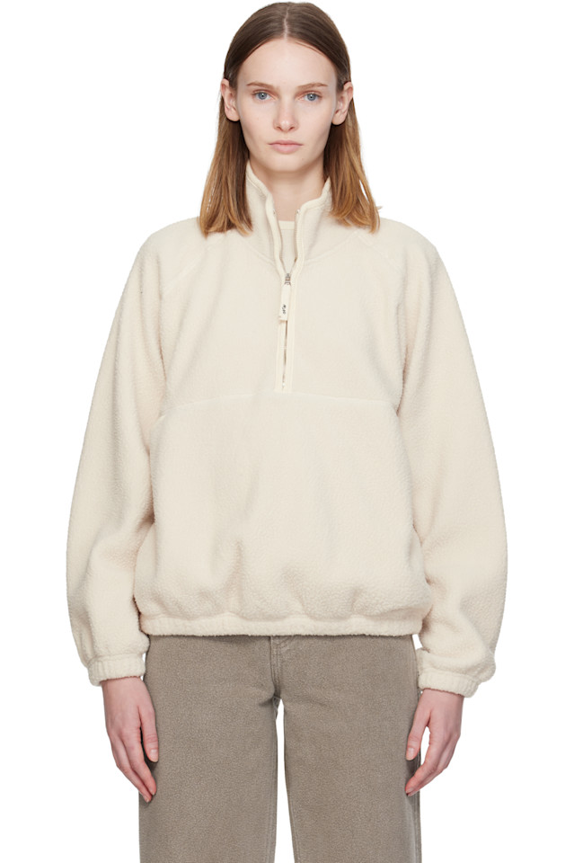 

Nothing Written Свитер из шерстяного флиса цвета слоновой кости