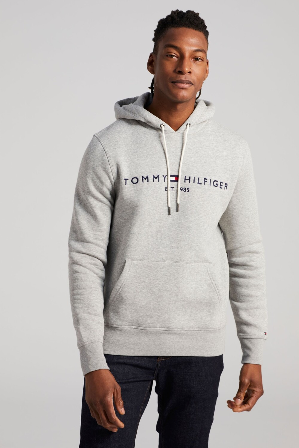 

Толстовка Core серого цвета с логотипом Tommy Hilfiger, серый