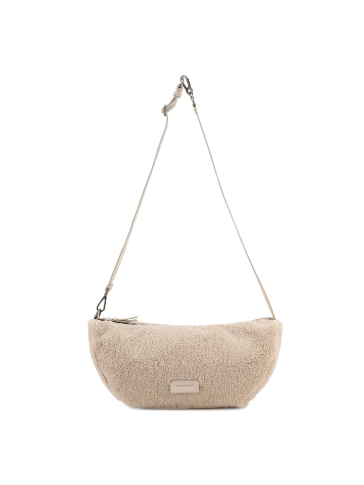 

Кожаная сумка через плечо Furry Friend 45 см кремового цвета FREDs BRUDER