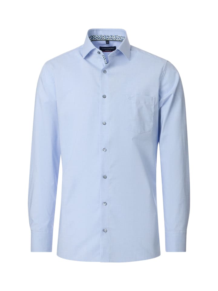 

светло-голубая деловая рубашка CASAMODA