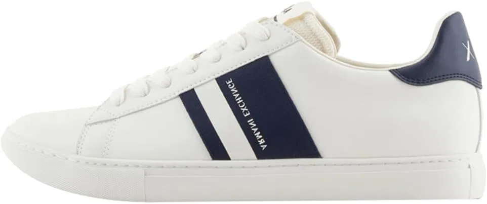 Мужские кроссовки Armani Exchange Paris Double Line, Off White Navy