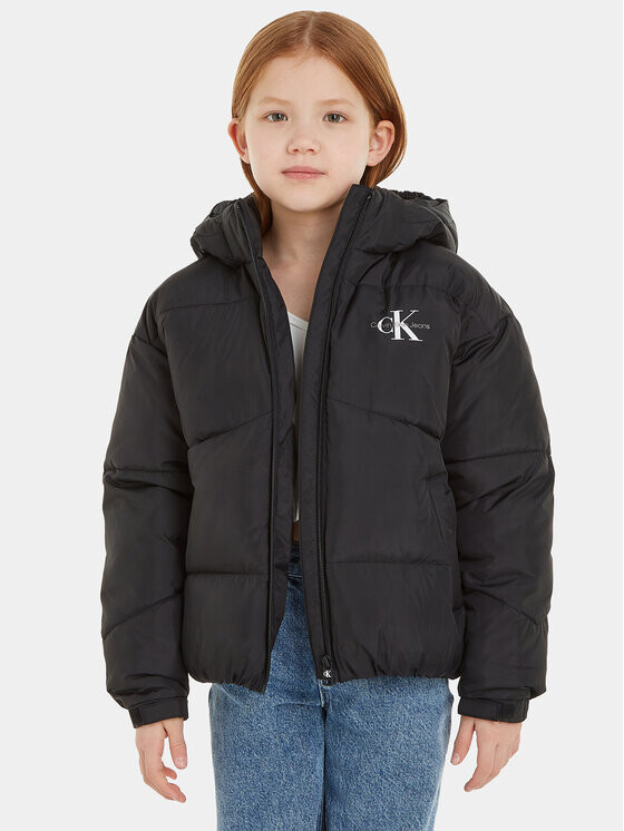 

Пуховик стандартного кроя Calvin Klein, черный