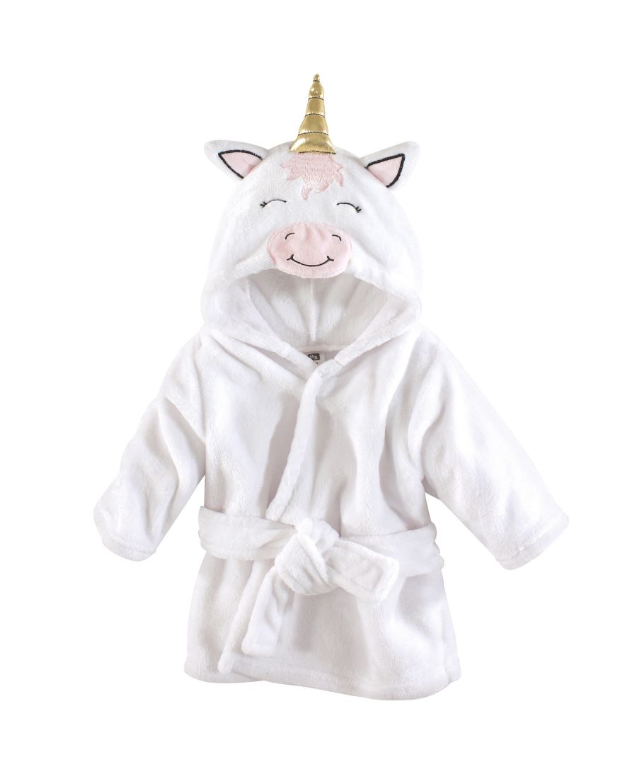 

Мягкий и забавный халат с изображением животных Hudson Baby, Modern Unicorn