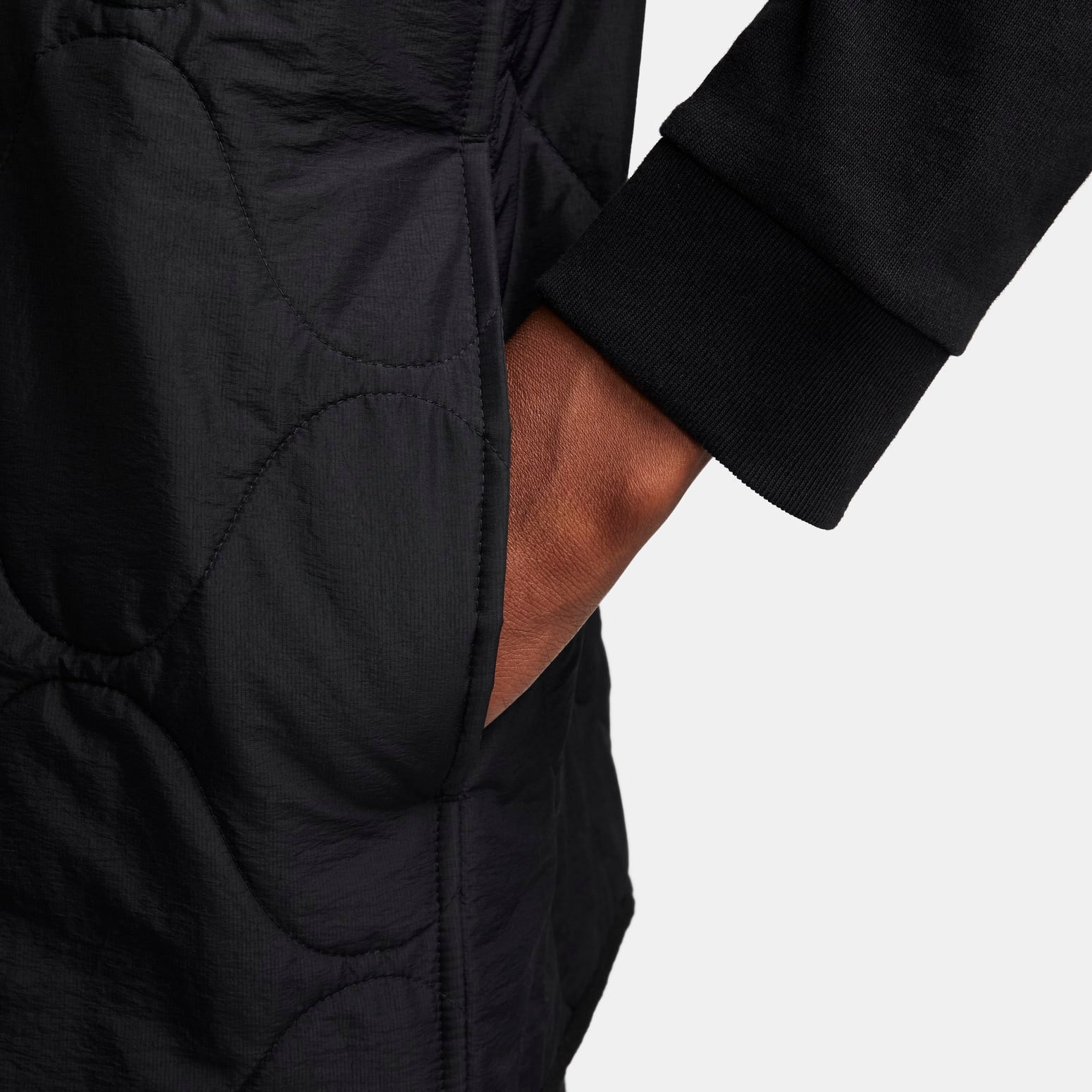 Жилет Nike Life Woven Insulated Military Gilet 'Black' — фото 3