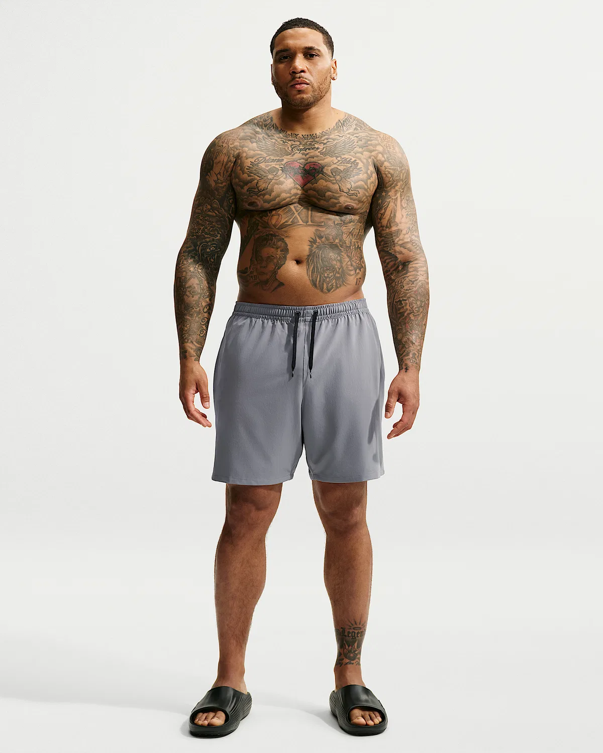 Мужские плавки Nike Swim Contend Essential 7" с подкладкой (Big & Tall), Cool Grey