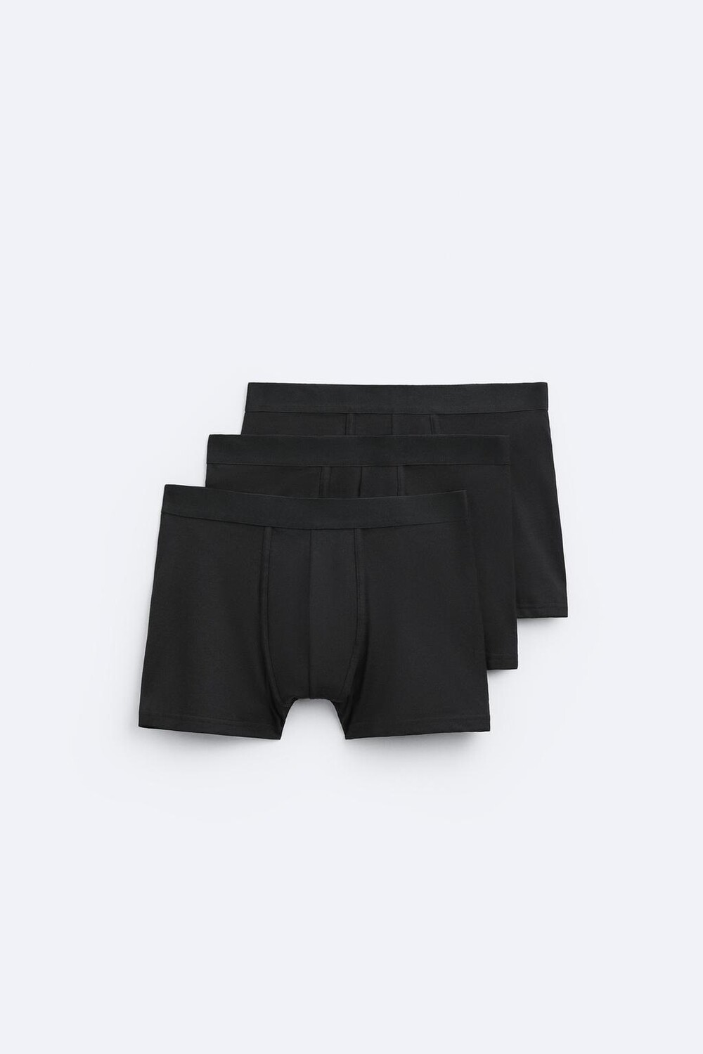 

Набор 3 базовых боксеров ZARA, черный