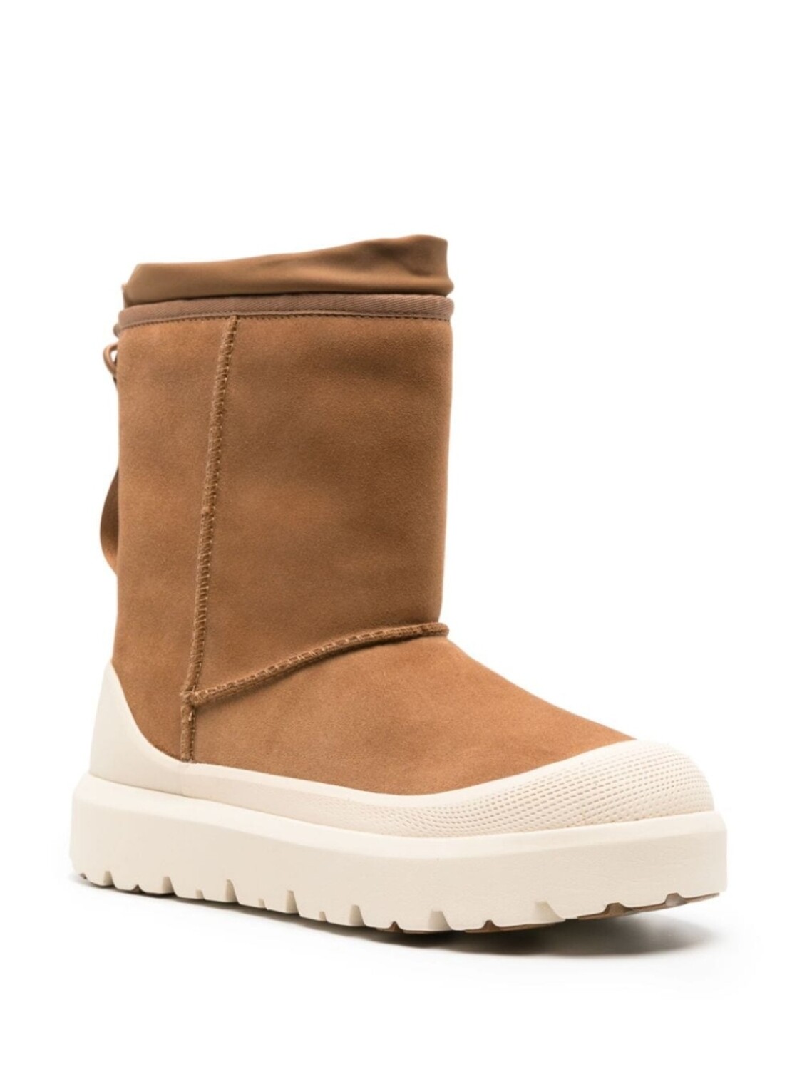 Мужские сапоги UGG Classic Weather Hybrid замшевые короткие, коричневый — фото 2