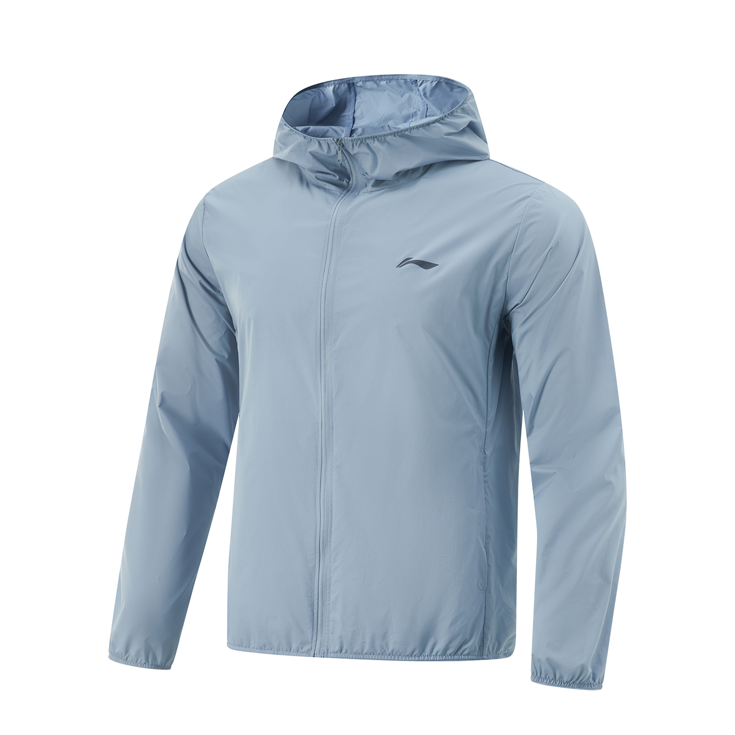 

LINING Фитнес куртка мужская пепельно-серо-голубая, Wild Gray Blue