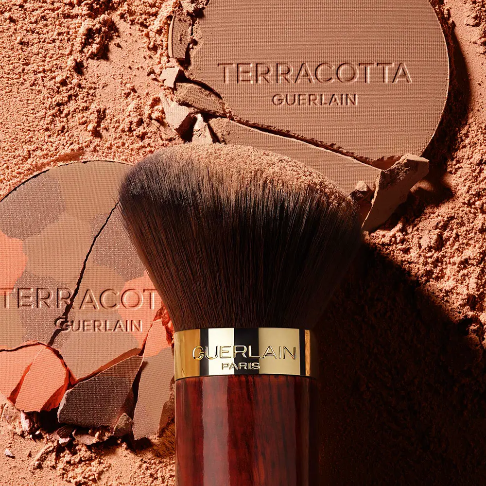 Кисть для лица Terracotta brocha para polvos bronceadores Guerlain, 1 шт. — фото 2