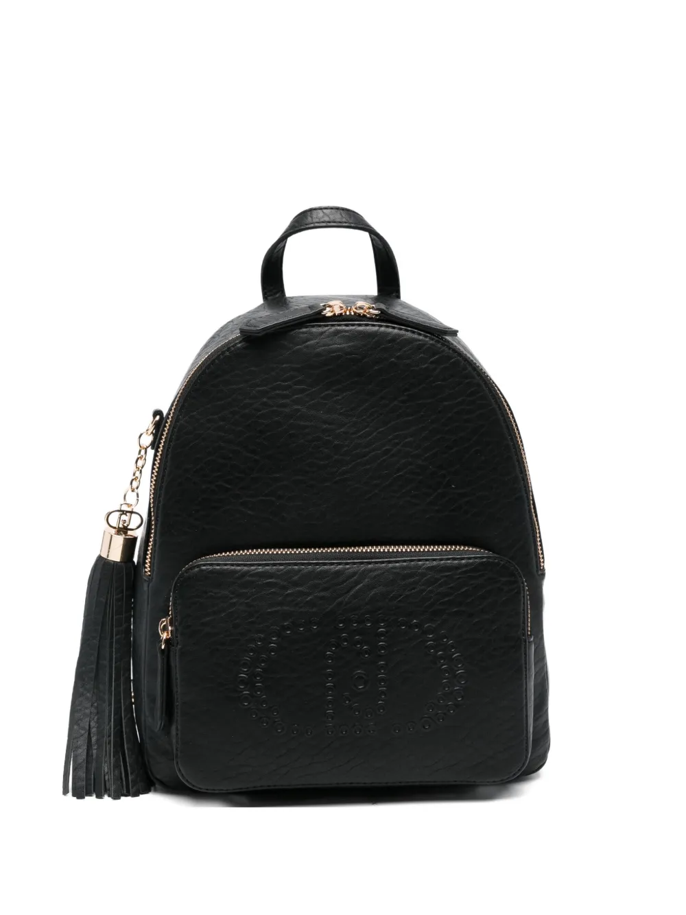 

Рюкзак с тисненым логотипом LIU JO, черный