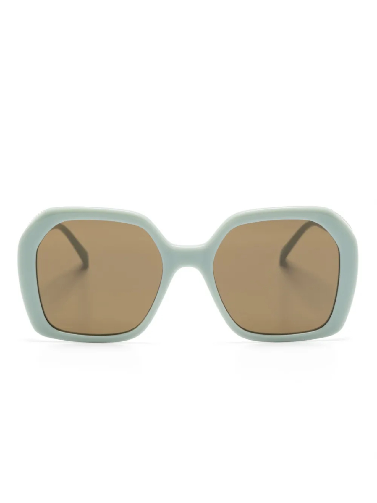 

Солнцезащитные очки в квадратной оправе Stella McCartney Eyewear, зеленый