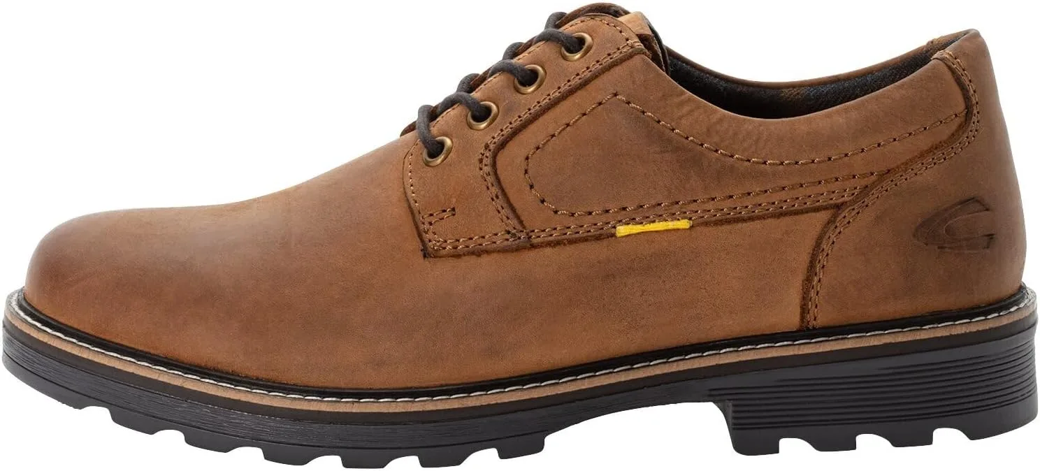 Мужские оксфорды Camel Active из натуральной кожи, коньячный — фото 3