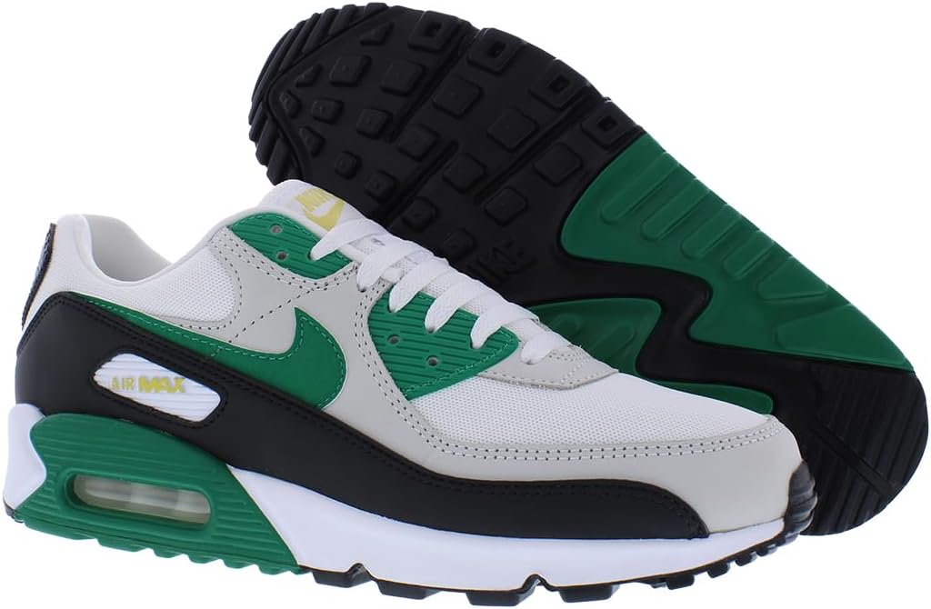 Мужские кроссовки Nike Air Max 90 Premium, белый/черный — фото 2