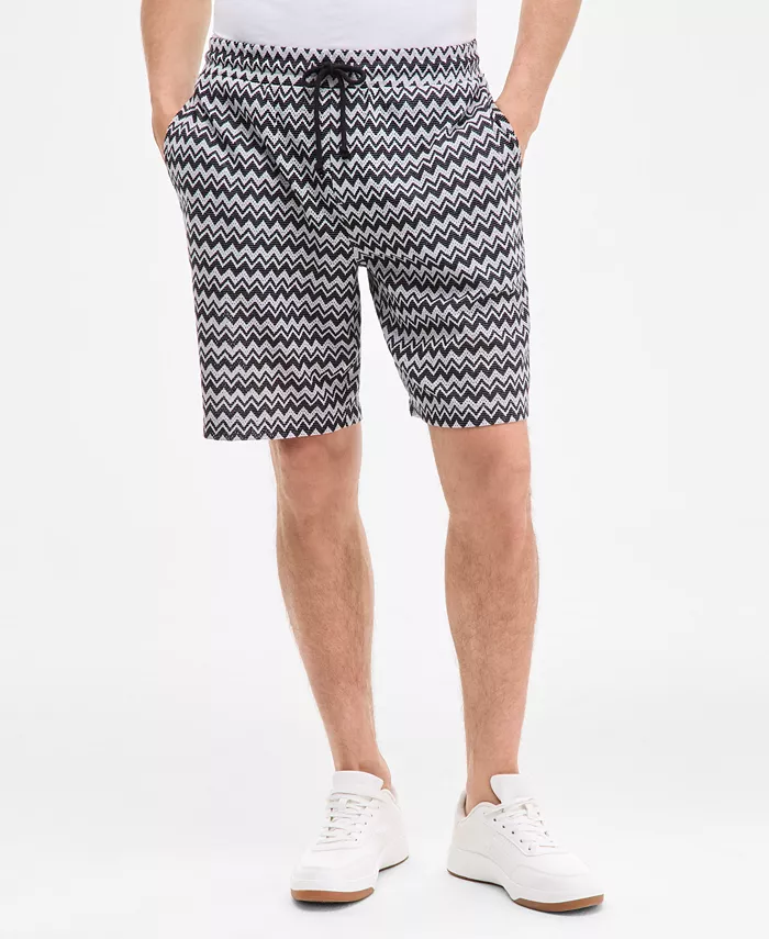 

Мужские шорты Zig-Zag Jacquard KARL LAGERFELD PARIS, серый