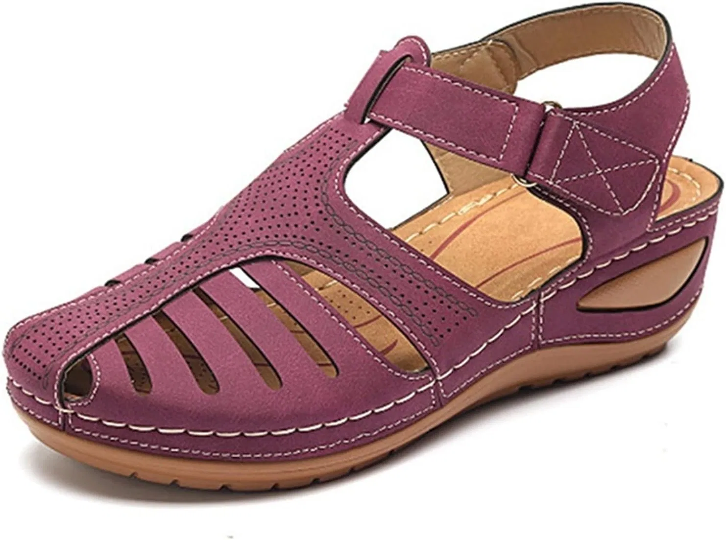 Сандалии женские на платформе, Purple ROROR