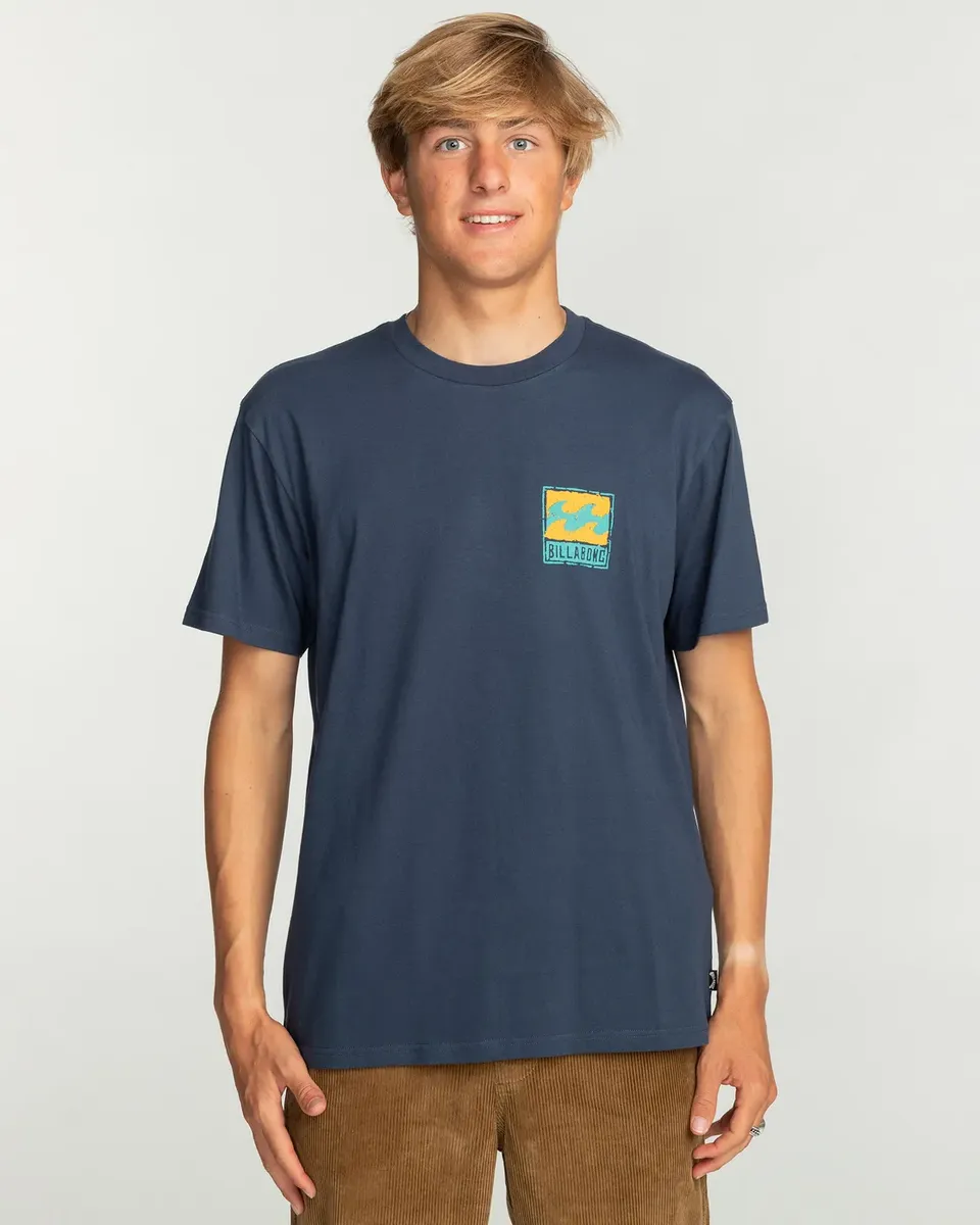 

Футболка Billabong "Stamp", джинсовый