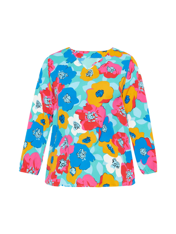 

Женская блузка разноцветного синего цвета Usha