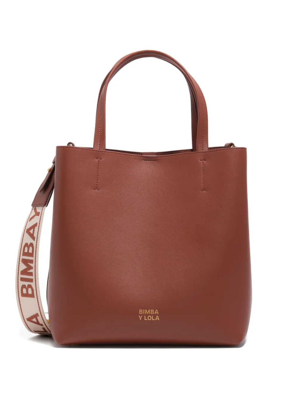 

Большая сумка на плечо с логотипом Bimba Y Lola, коричневый