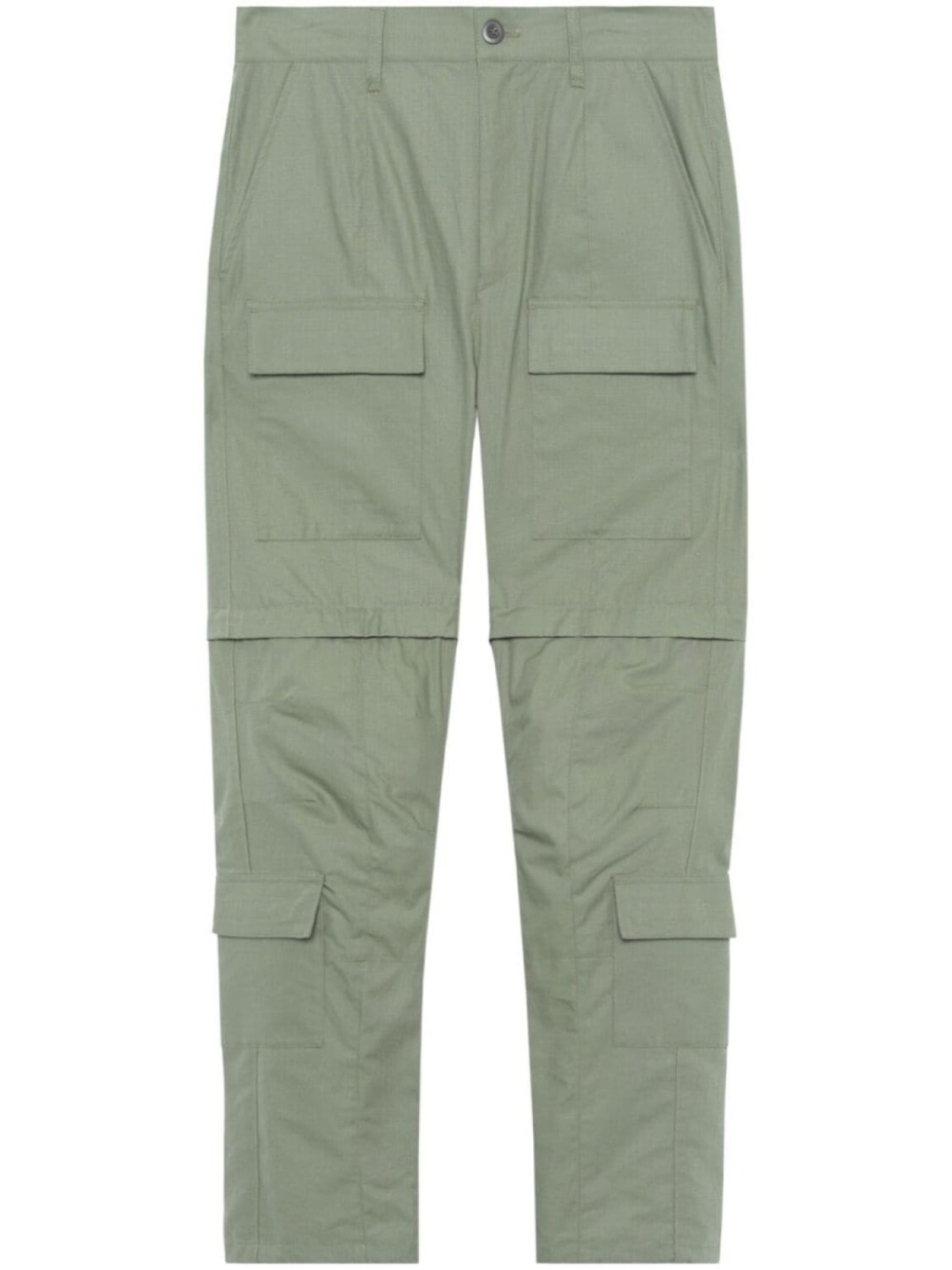 

Зауженные брюки из рипстопа John Elliott, зеленый