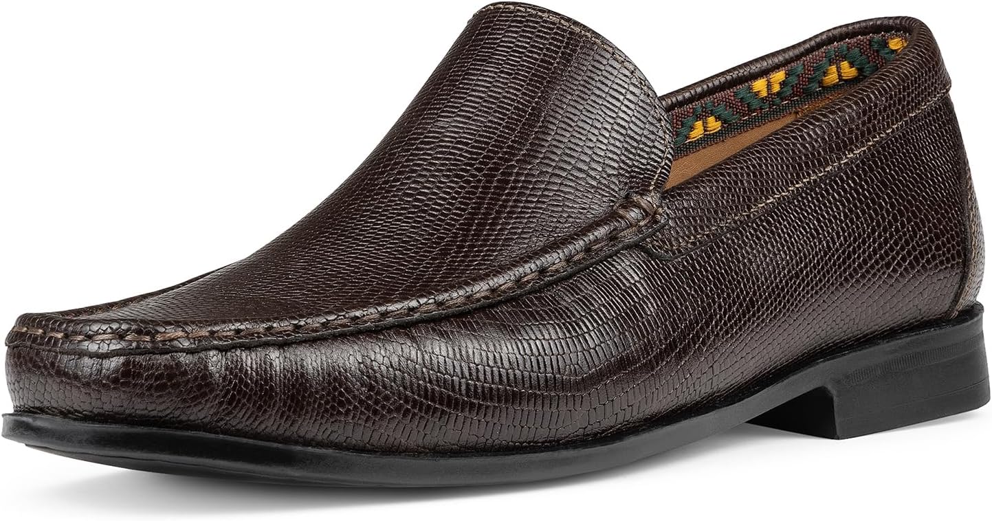 

Мужские слипоны Donald Pliner Reuben - удобная обувь в венецианском стиле для повседневной и деловой носки Donald J Pliner, темно-коричневый