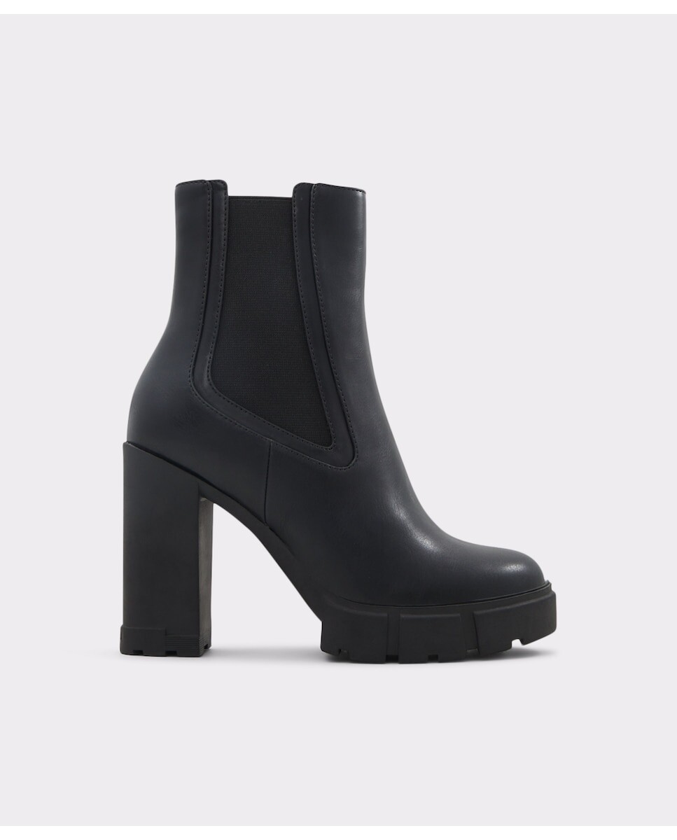 

Женские ботильоны с круглым носком на блочном каблуке Aldo, черный