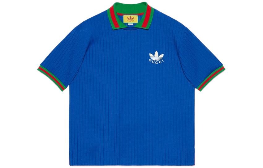 

Рубашка поло унисекс Gucci X Adidas, синий