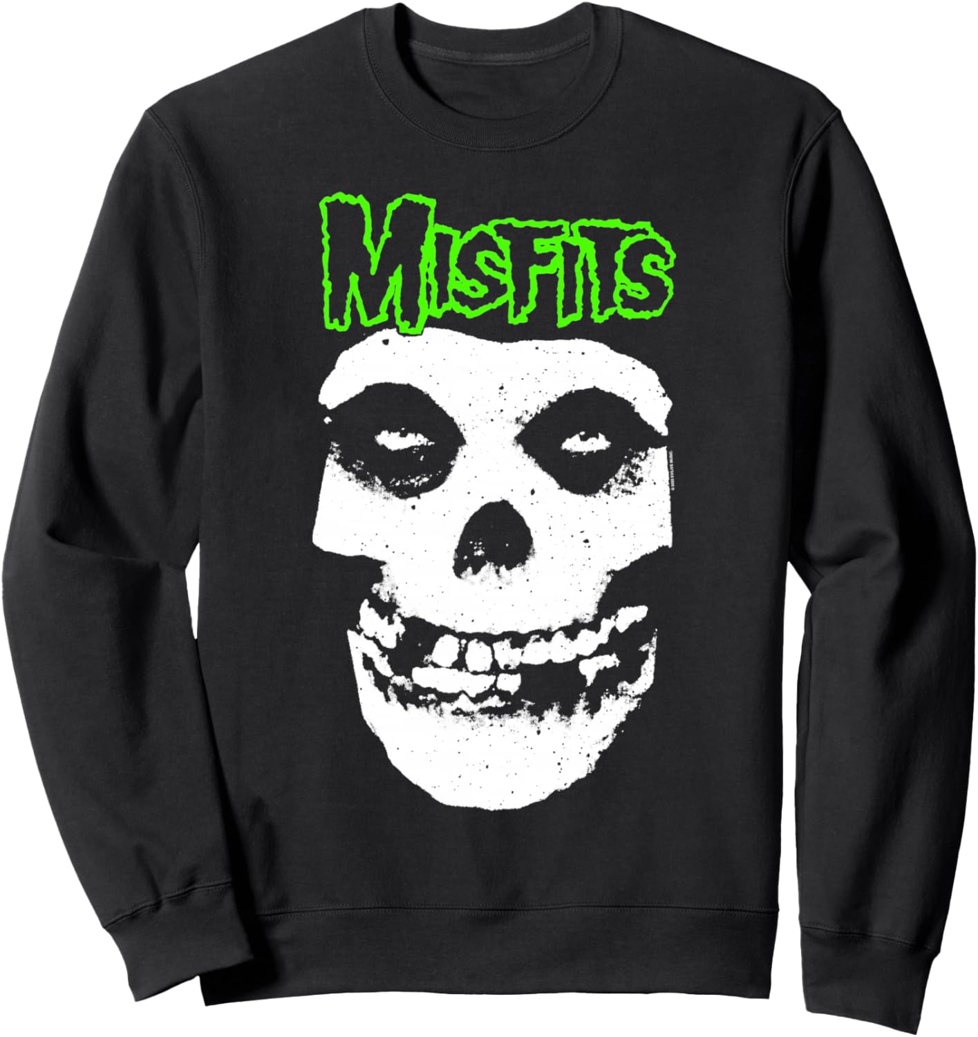 

Толстовка с логотипом Green Skull, черная Misfits Official, Черный, Толстовка с логотипом Green Skull, черная Misfits Official