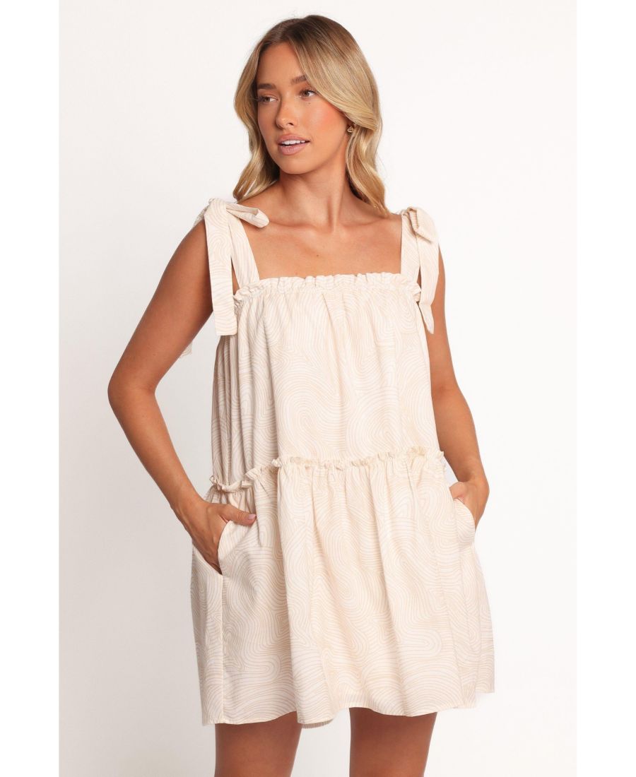 

Женское мини-платье Wells Petal and Pup, Tan swirl