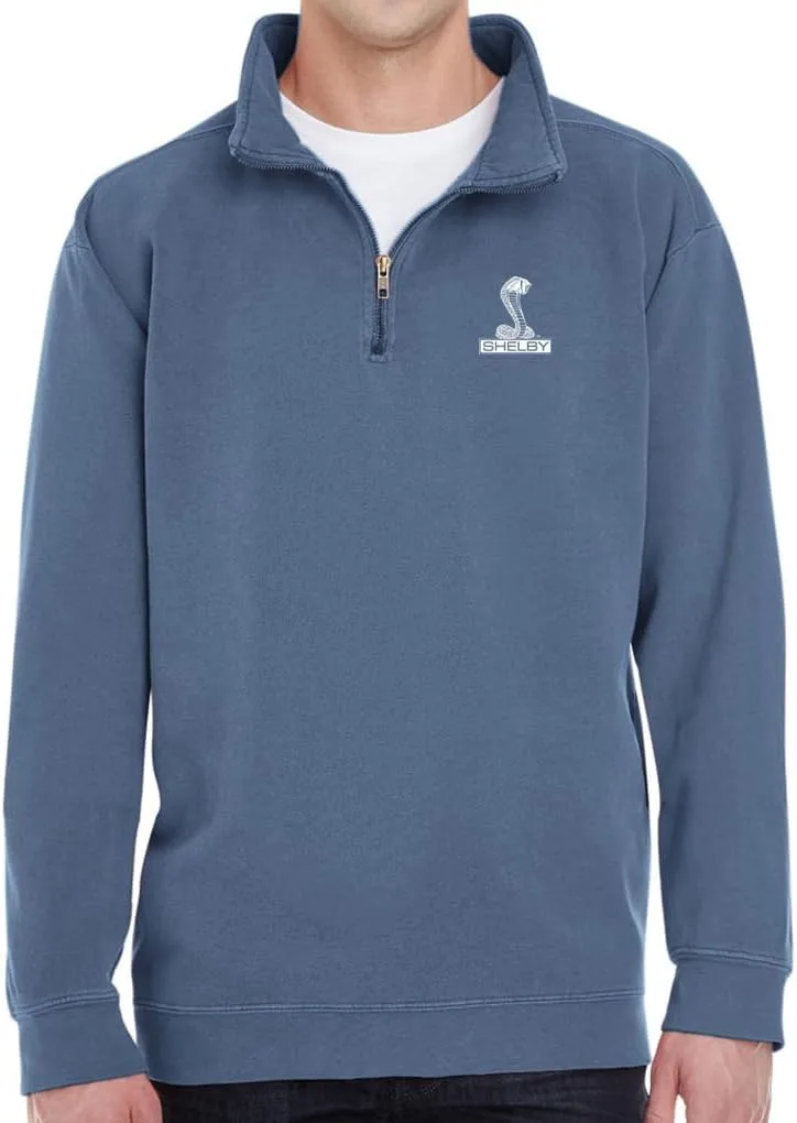 

Мужской свитшот Ford Mustang Shelby Cobra с молнией на четверть Buy Cool Shirts