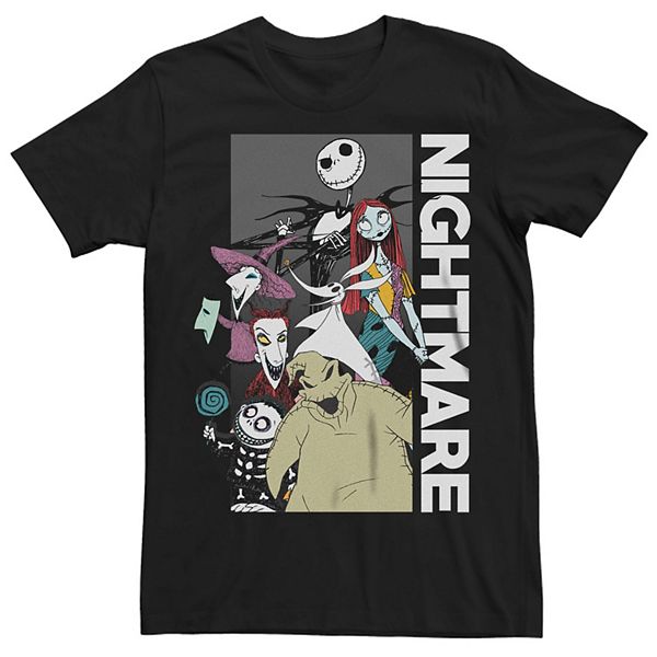 

Футболка The Nightmare Before Christmas Big & Tall Team Stacked Graphic Disney