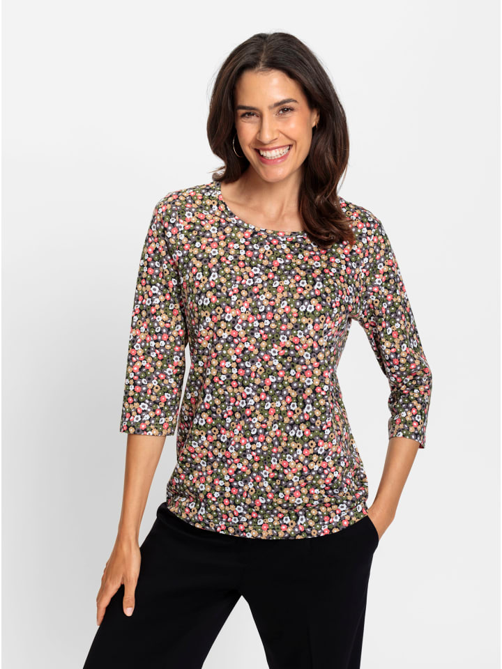 

Футболка с принтом в грейпфрутово-оливковом цвете WITT WEIDEN, Зеленый, Футболка с принтом в грейпфрутово-оливковом цвете WITT WEIDEN