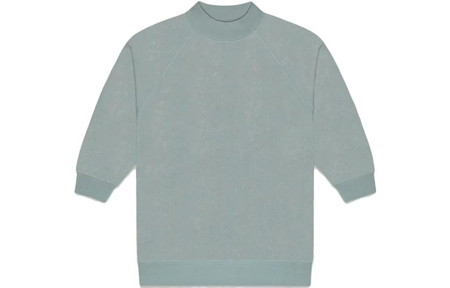 Свитер (WMNS) Fear of God Essentials Drop2 SS23 Terry Cloth 3/4 Sweatshirt 'Sycamore', серый — фото 2
