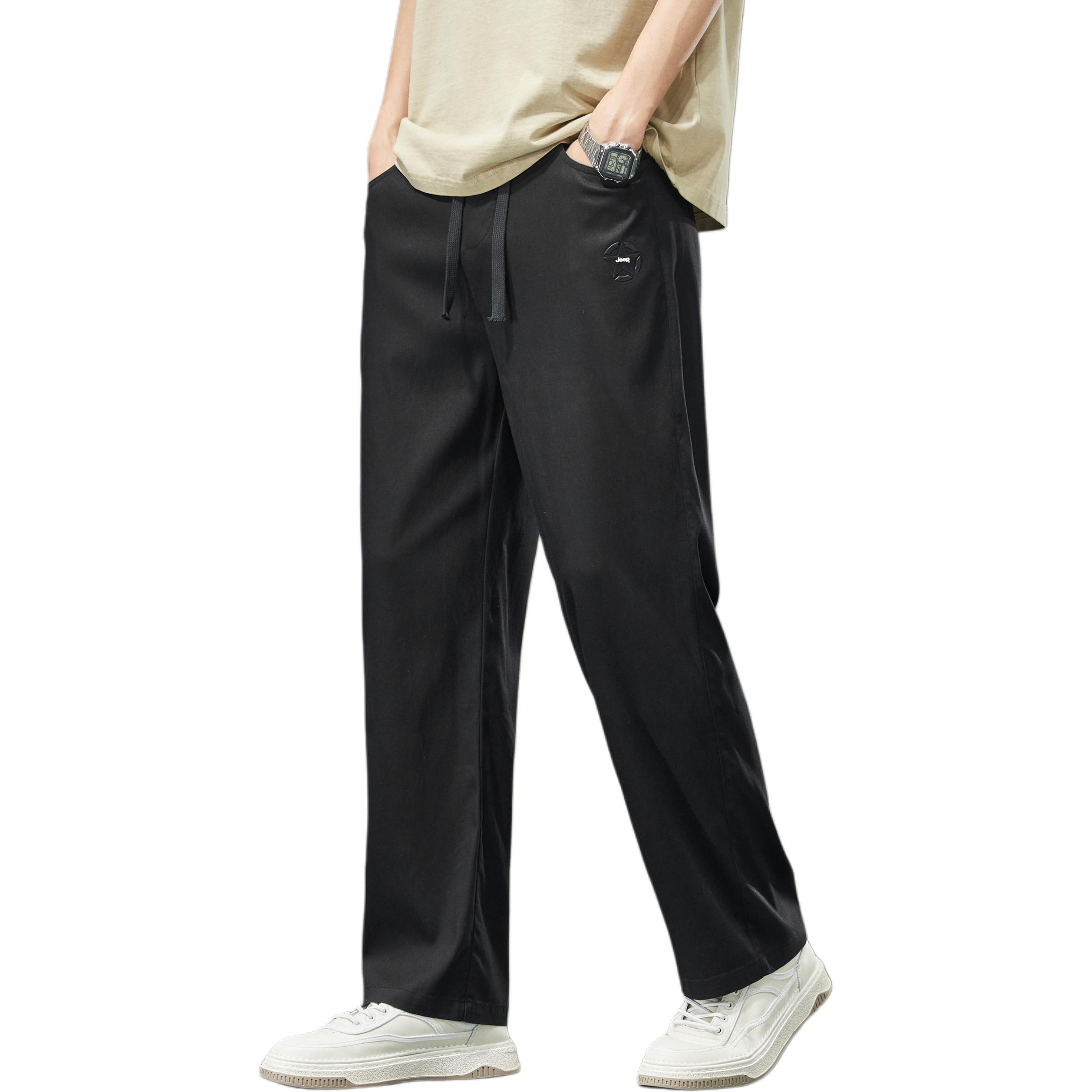 

Повседневные брюки Unisex тонкие скинни Jeep, pure черный