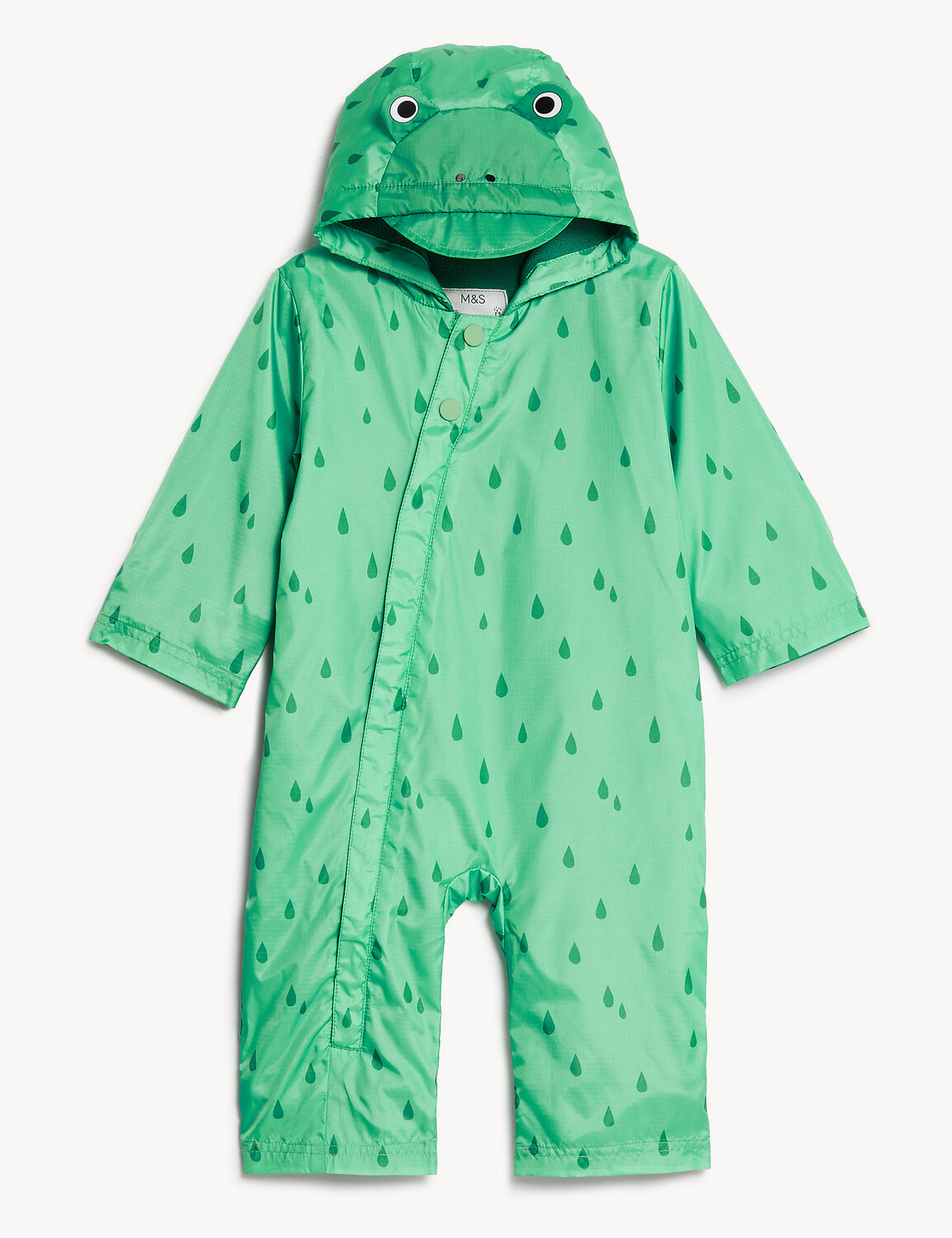 

Костюм лягушки с капюшоном (0–3 года) Marks & Spencer, зеленый микс
