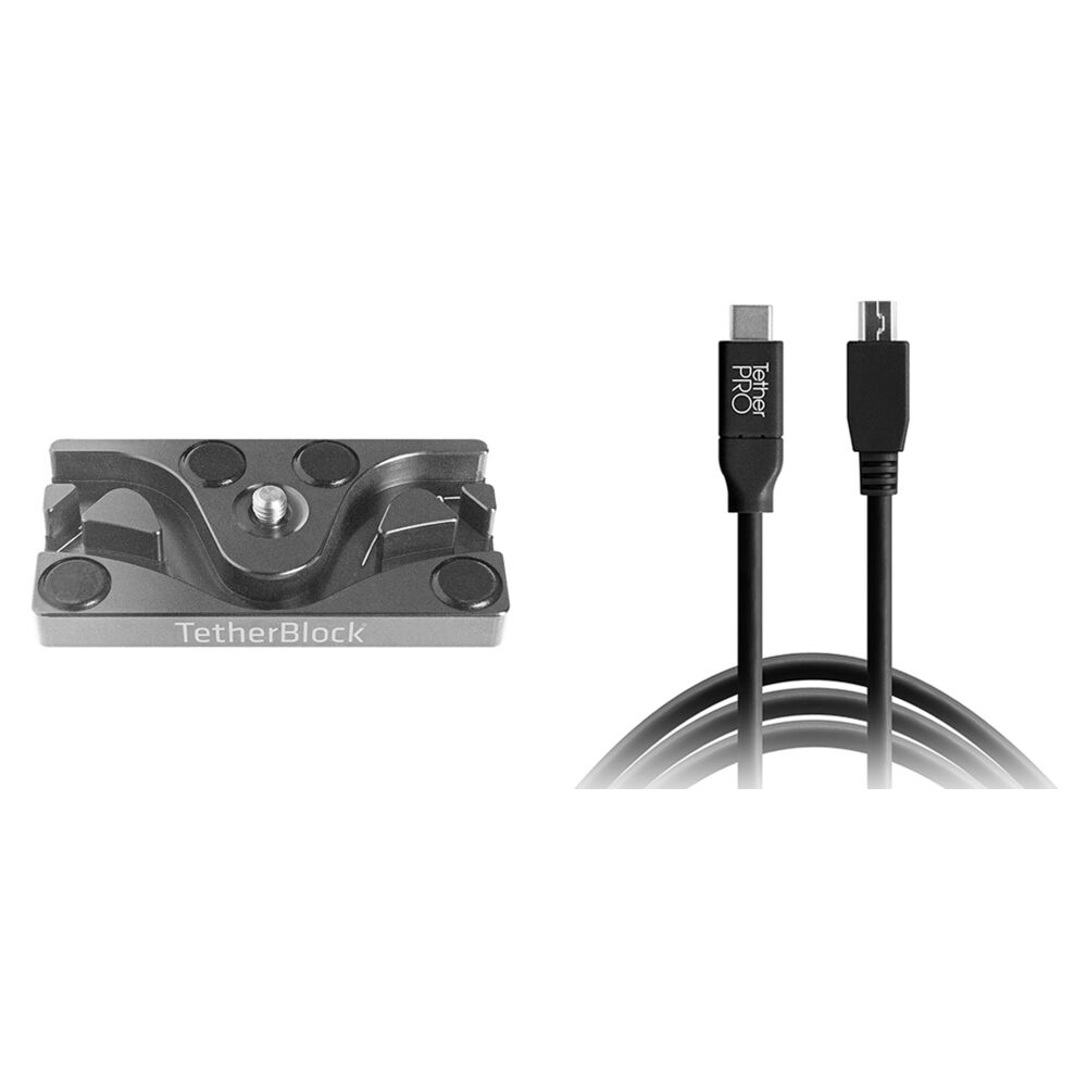 

Tether Tools TetherPro USB Cable with TetherBLOCK Mounting Plate