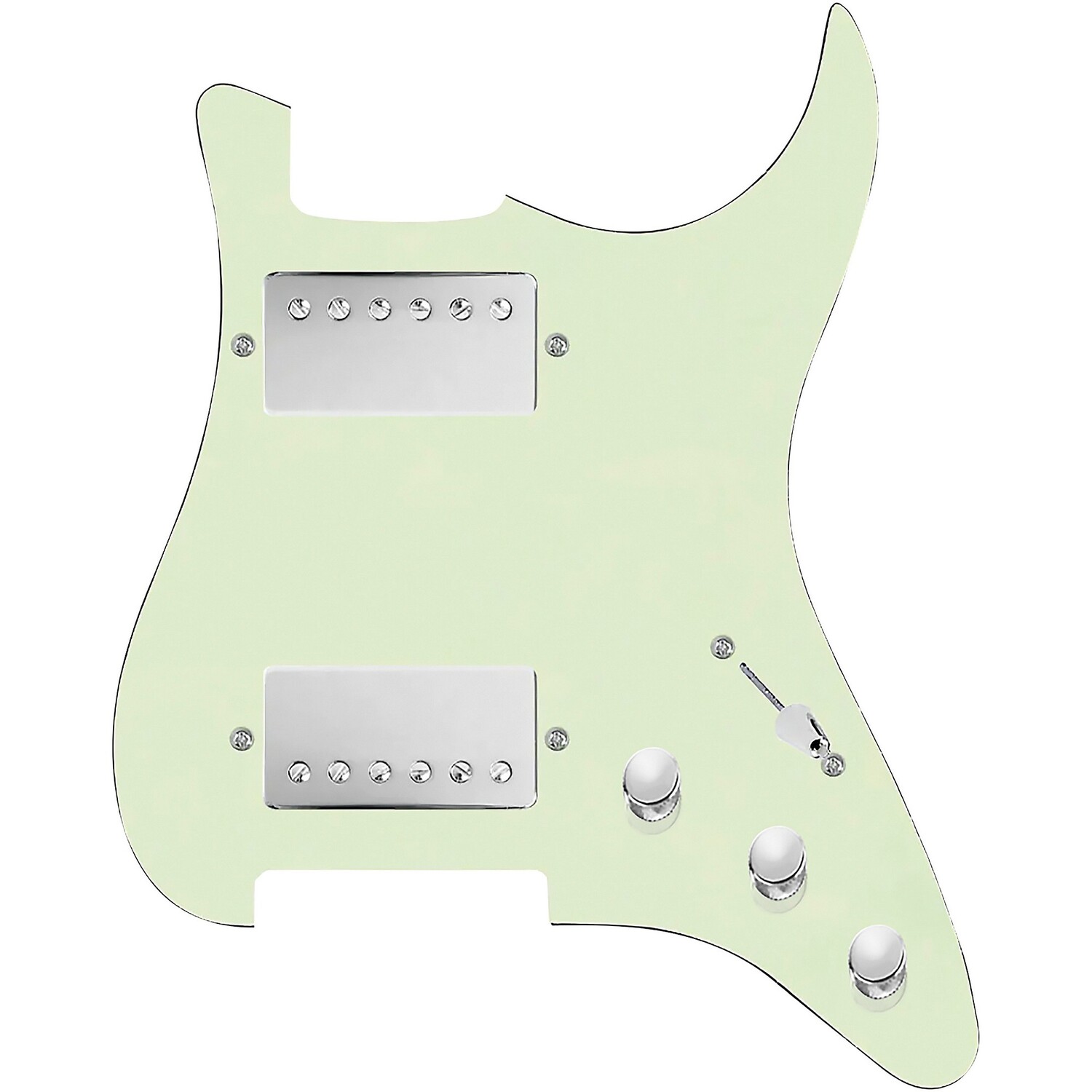 

920d Custom HH Loaded Pickguard для страт с никелевыми хамбакерами Smoothie и жгутом проводов S5W-HH мятно-зеленого цвета