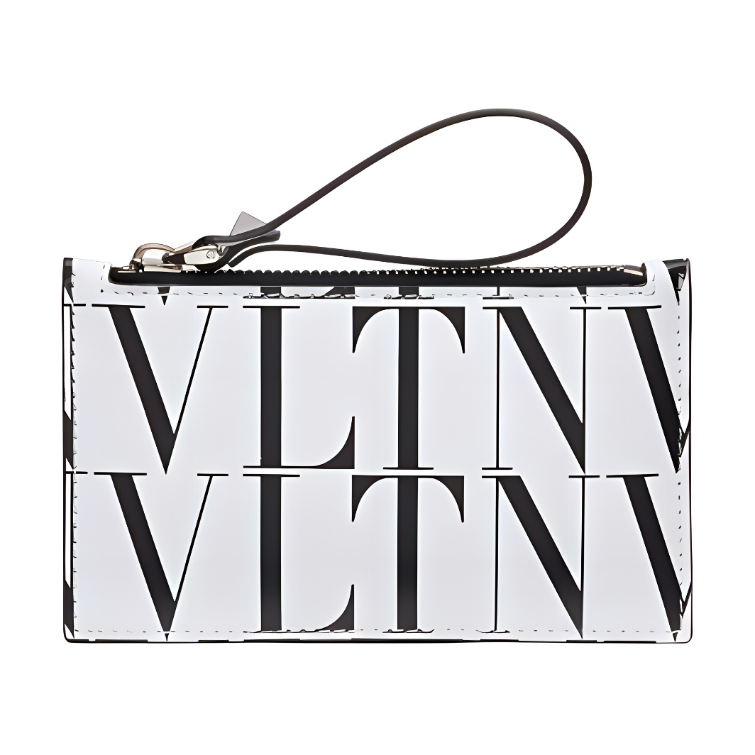 

Valentino Кожаный картхолдер для мужчин Белый