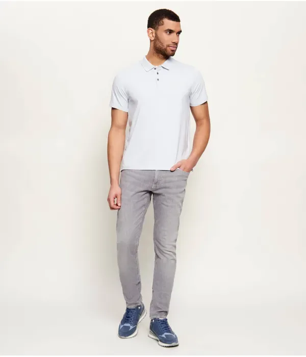Полюс slim fit Calvin Klein, небесно-голубой — фото 2
