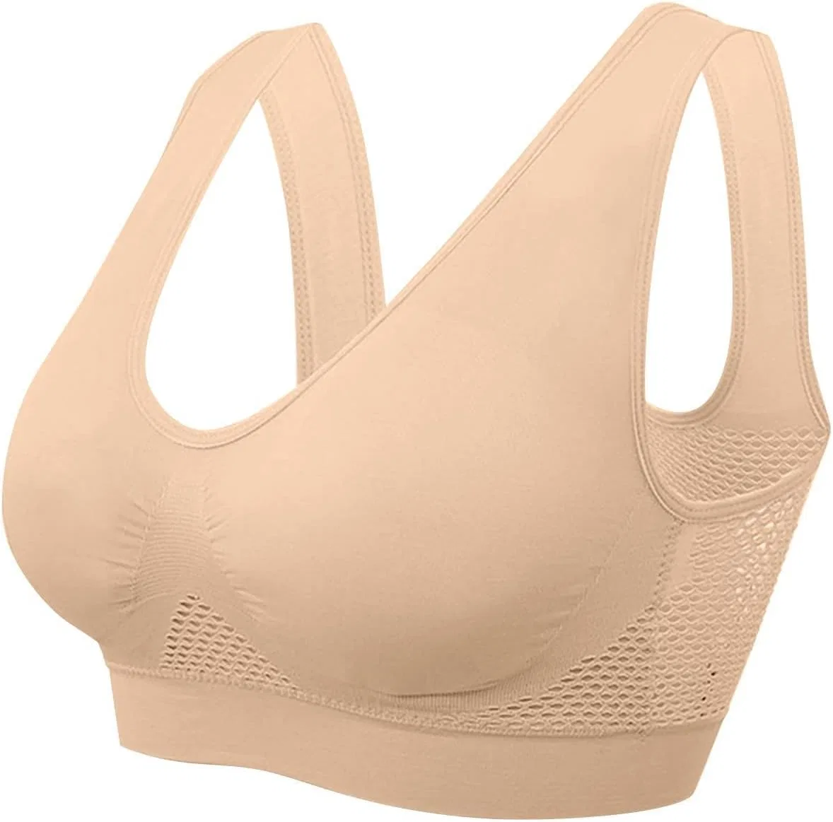 Спортивный бюстгальтер Breathable Cool Liftup Air Bra, женский, бежевый