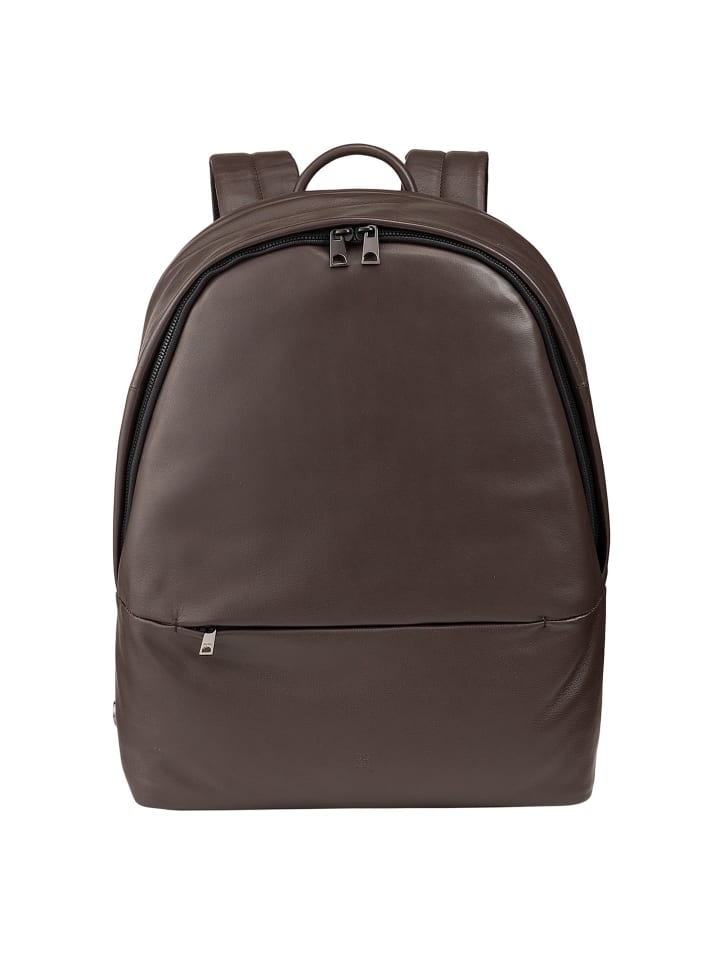 

Рюкзак Casablanca из кожи, отделение для ноутбука 40 см, кофейно-коричневый цвет DuDu